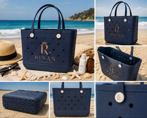 RINAN Collection Beach Tote Bag | Waterproof medium Tote