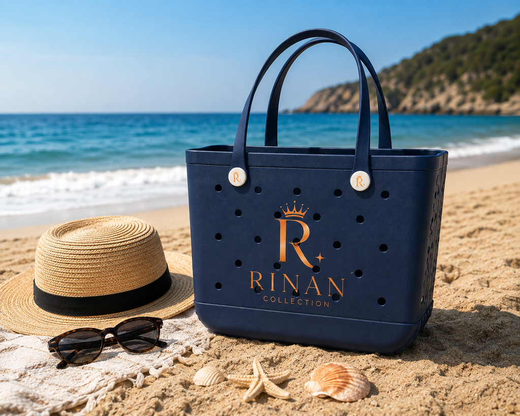 RINAN Collection Beach Tote Bag | Waterproof medium Tote
